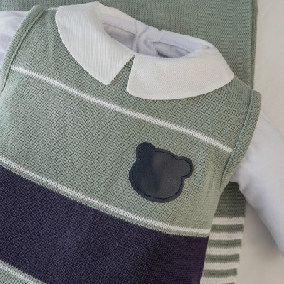 Saída de Maternidade Guilherme - Verde e Marinho